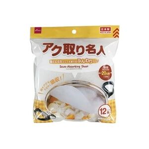 NEW Japanese Daiso Scum Absorbing Sheets 12 Sheets